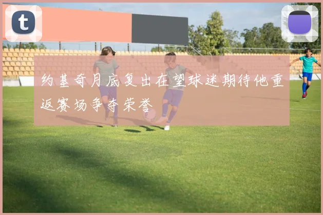 约基奇月底复出在望球迷期待他重返赛场争夺荣誉